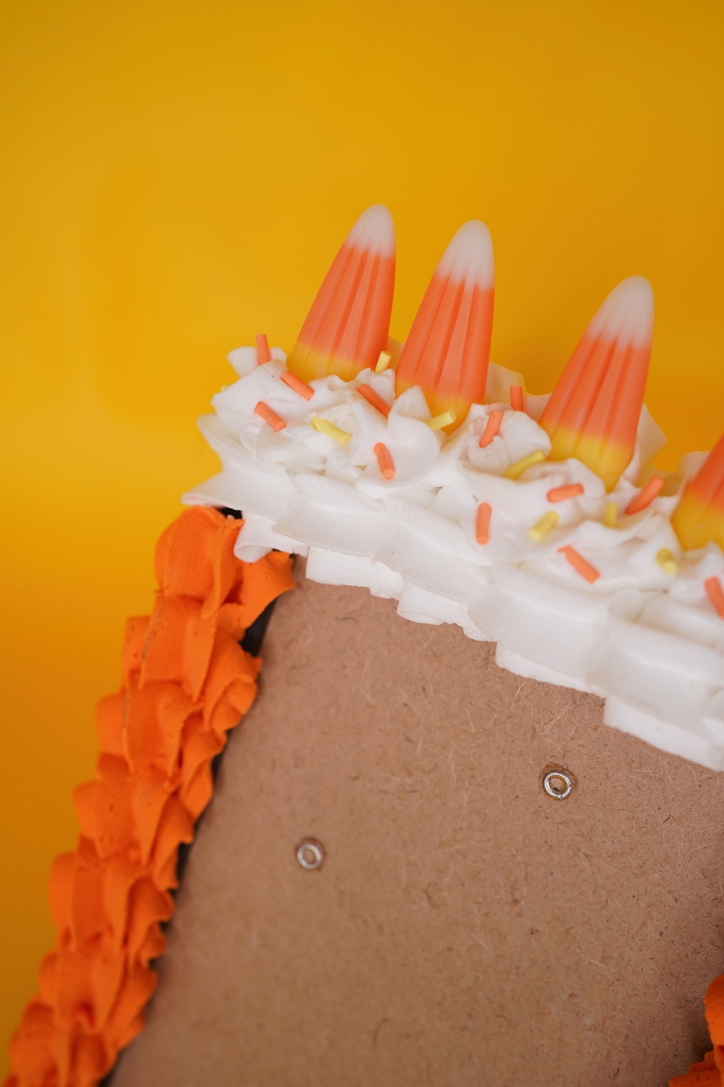 Candy Corn Fake Cake Frame