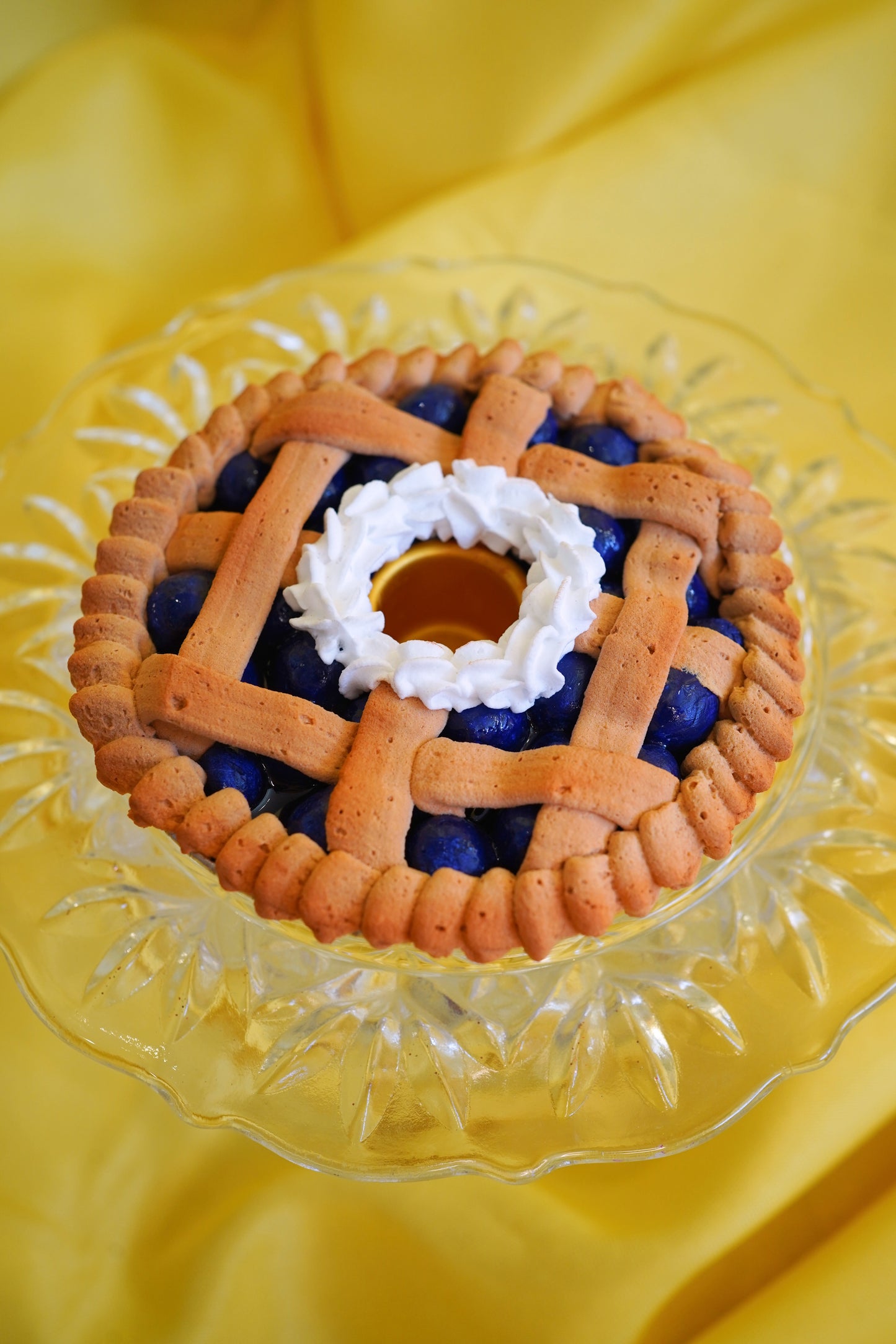 Blueberry Pie Candlestick Holder