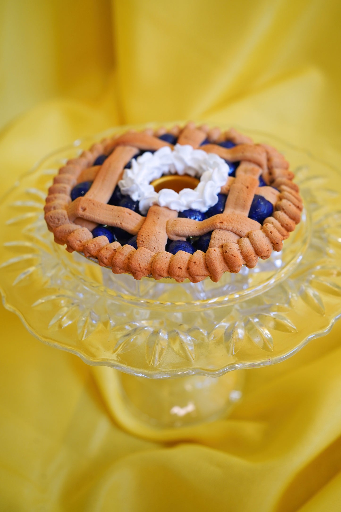 Blueberry Pie Candlestick Holder