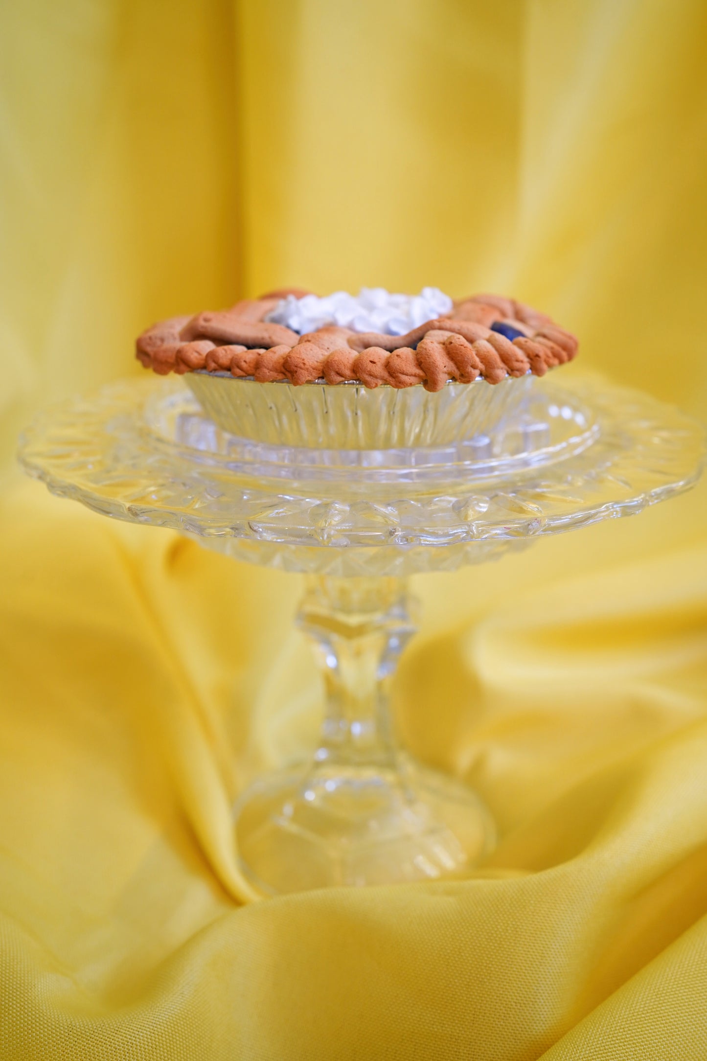 Blueberry Pie Candlestick Holder