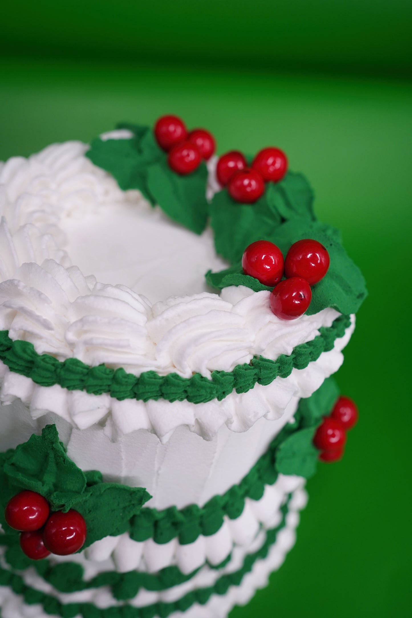 Traditional Christmas Fake Cake