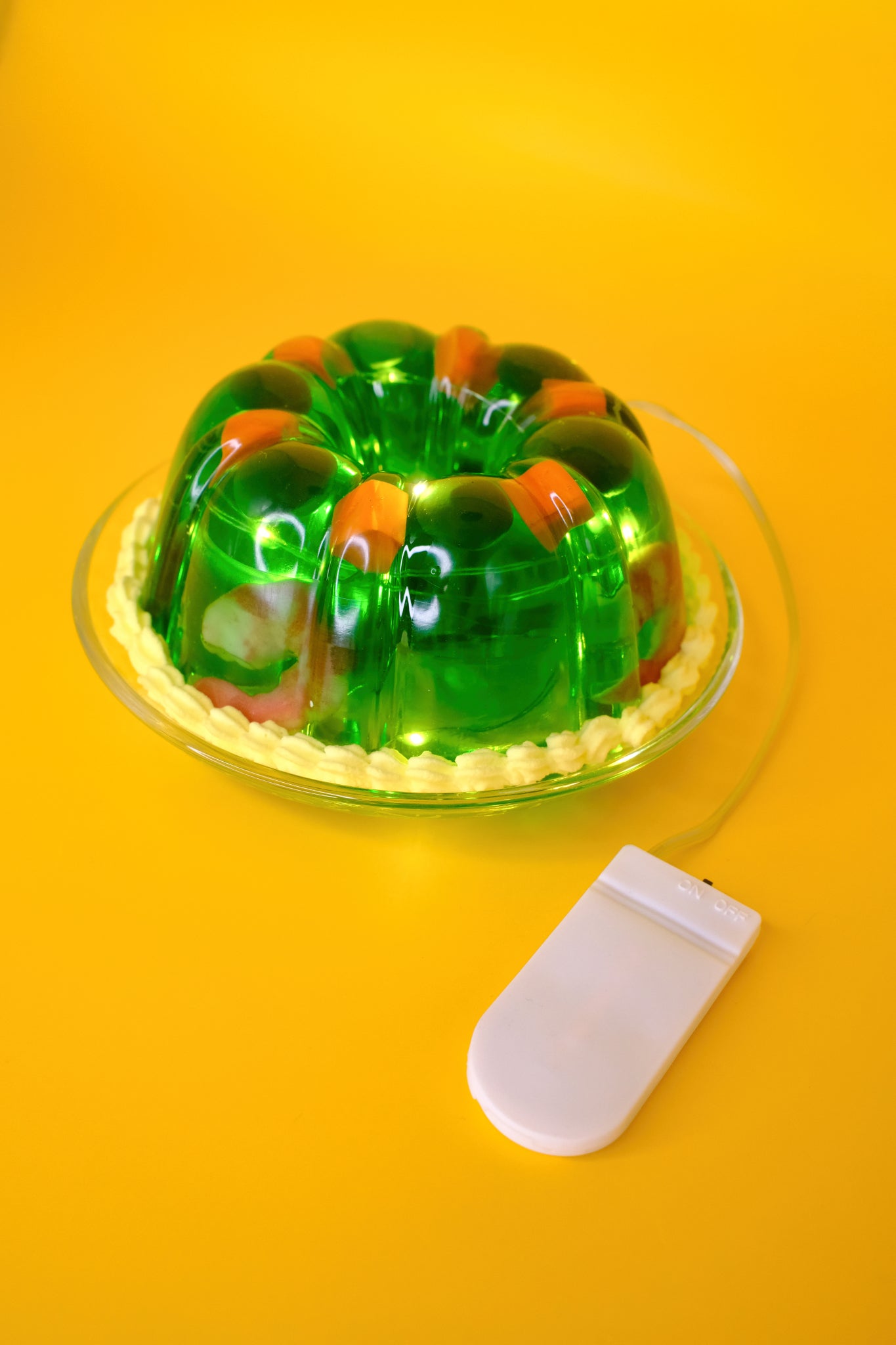 Peas, Carrots, and Shrimp Light Up Jello