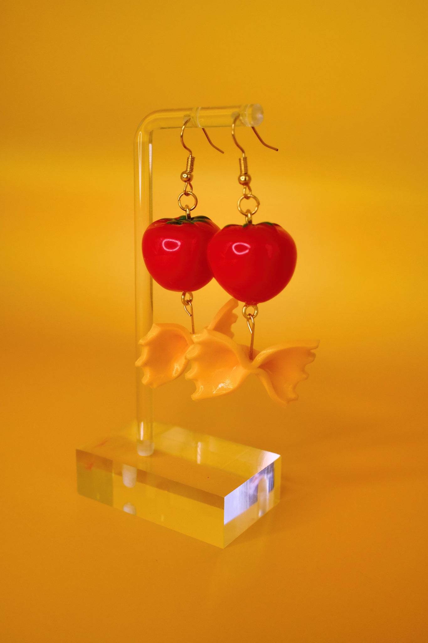 Tomato and Pasta Earrings
