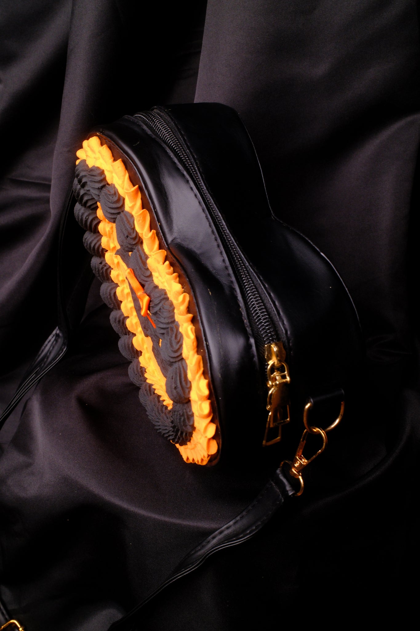 Jack O Lantern Heart Cake Purse
