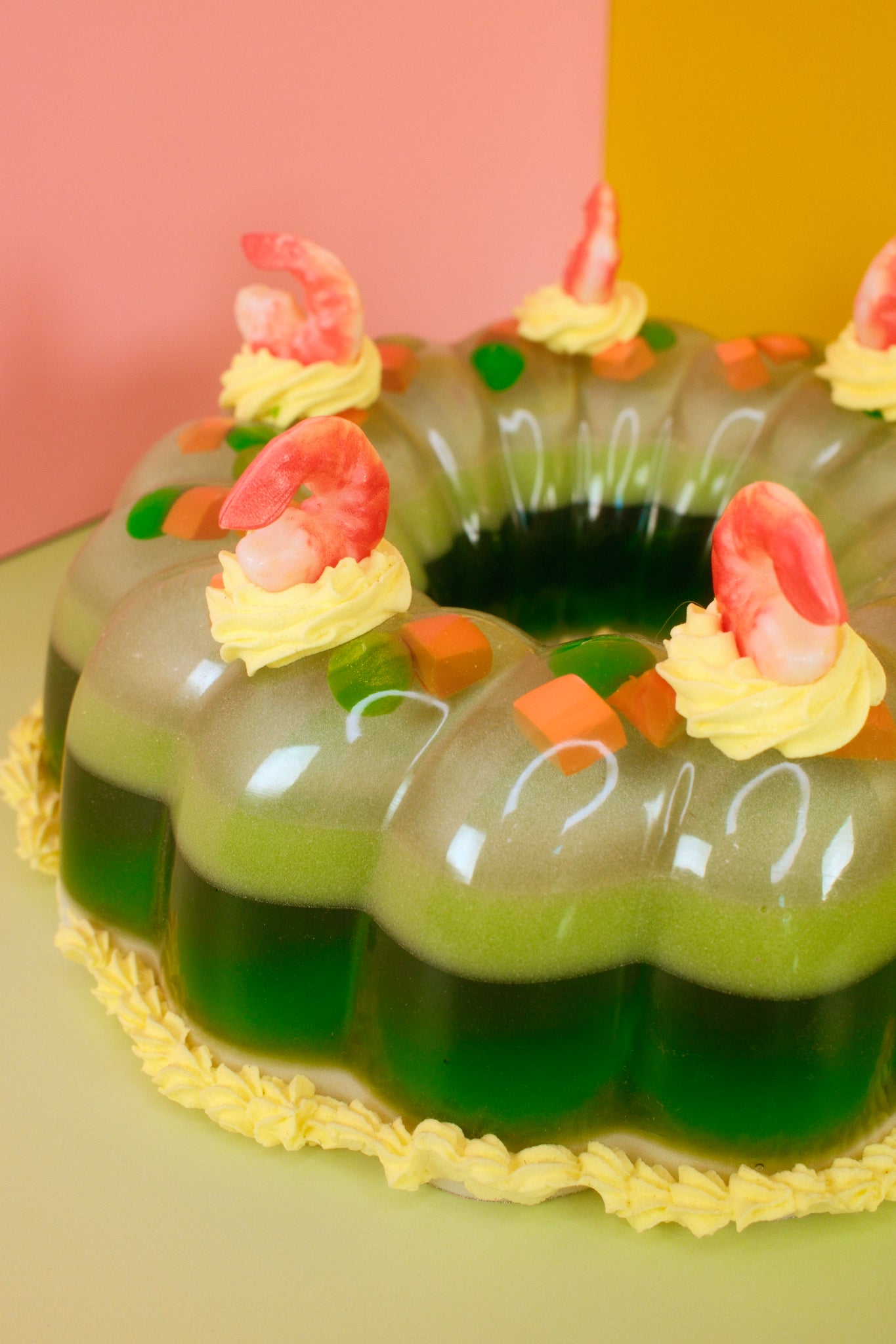 Large Light Up Peas Carrots and Shrimp Jello
