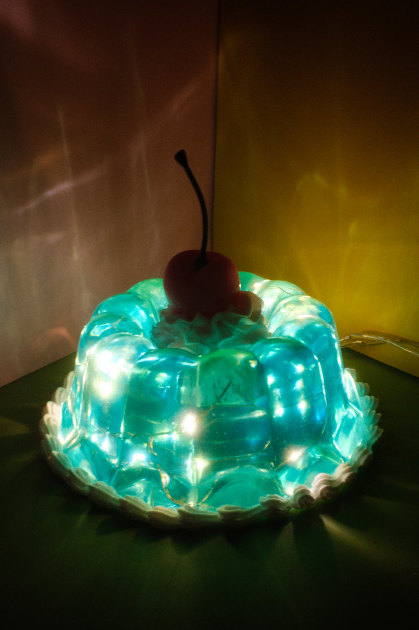 Small Blue Light Up Jello