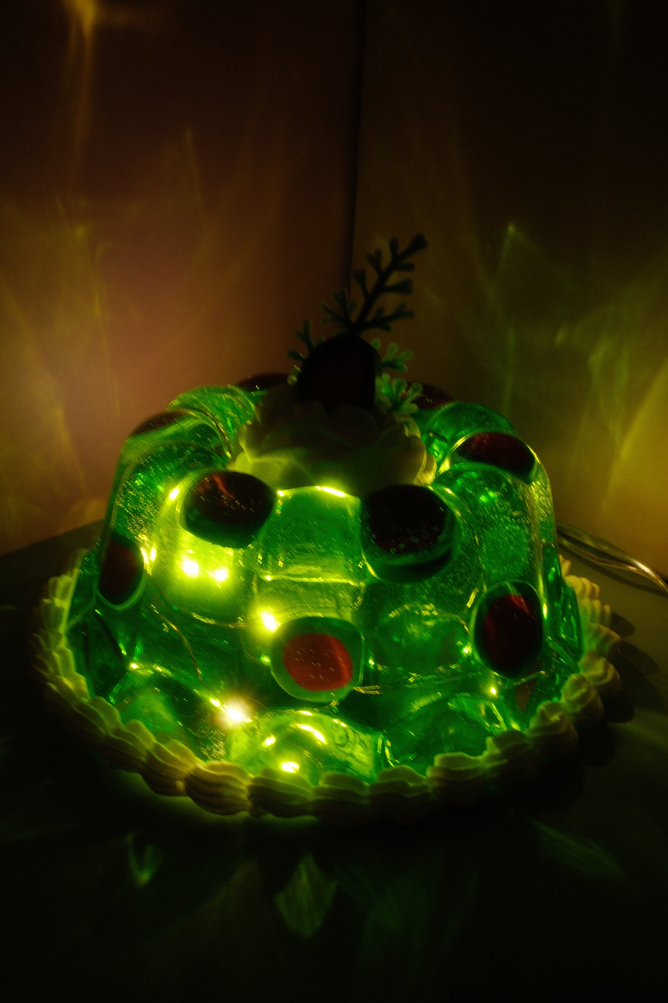 Small Olive Light Up Jello