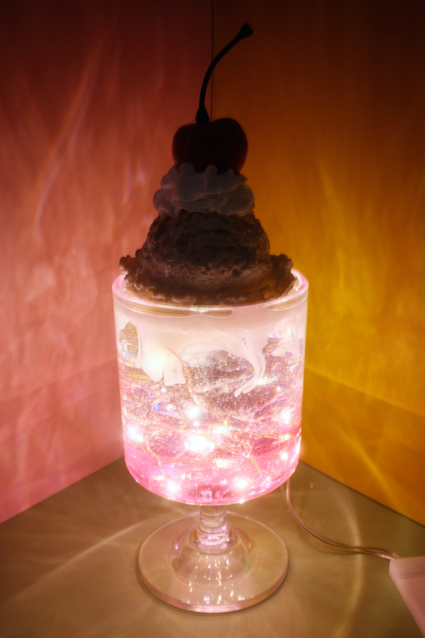 Strawberry Cream Soda Lamp