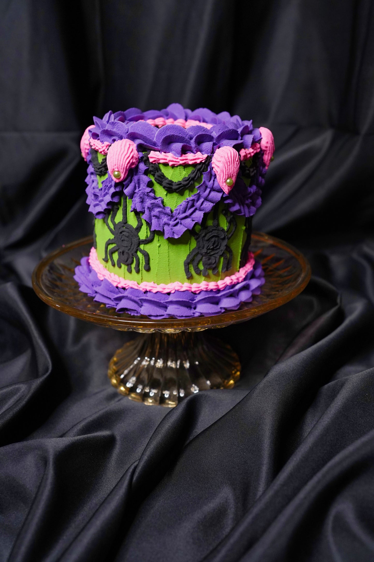 Halloween Spider Fake Cake