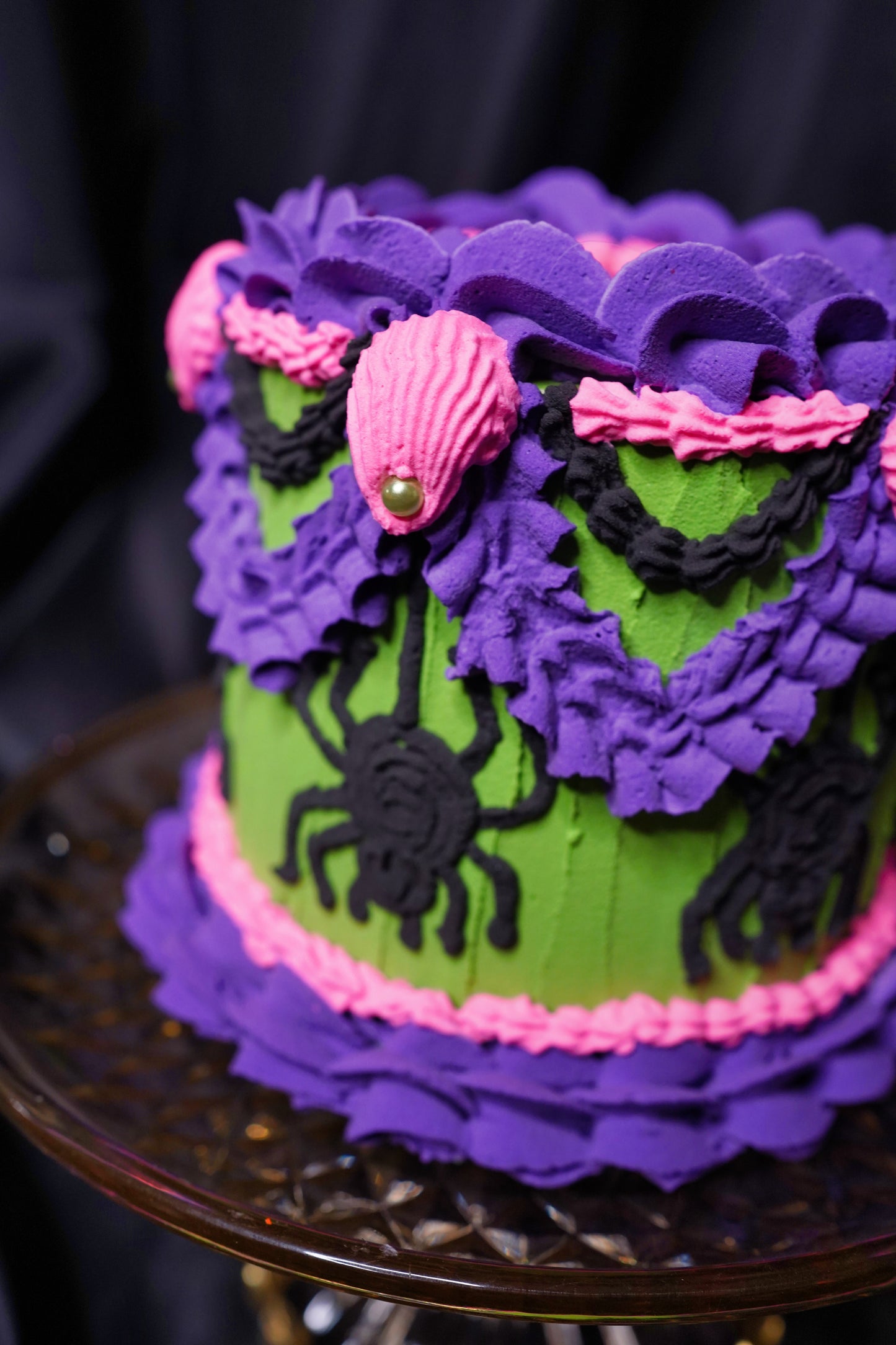 Halloween Spider Fake Cake