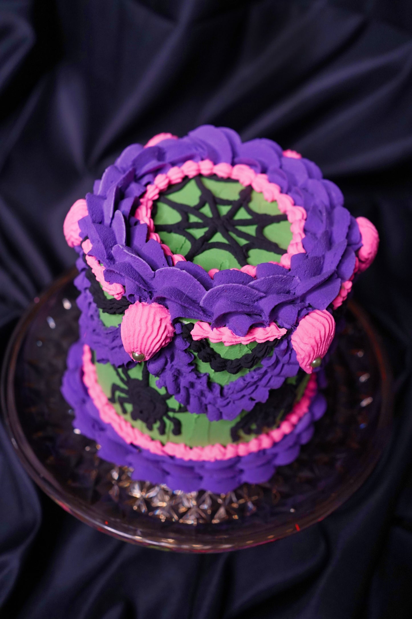 Halloween Spider Fake Cake