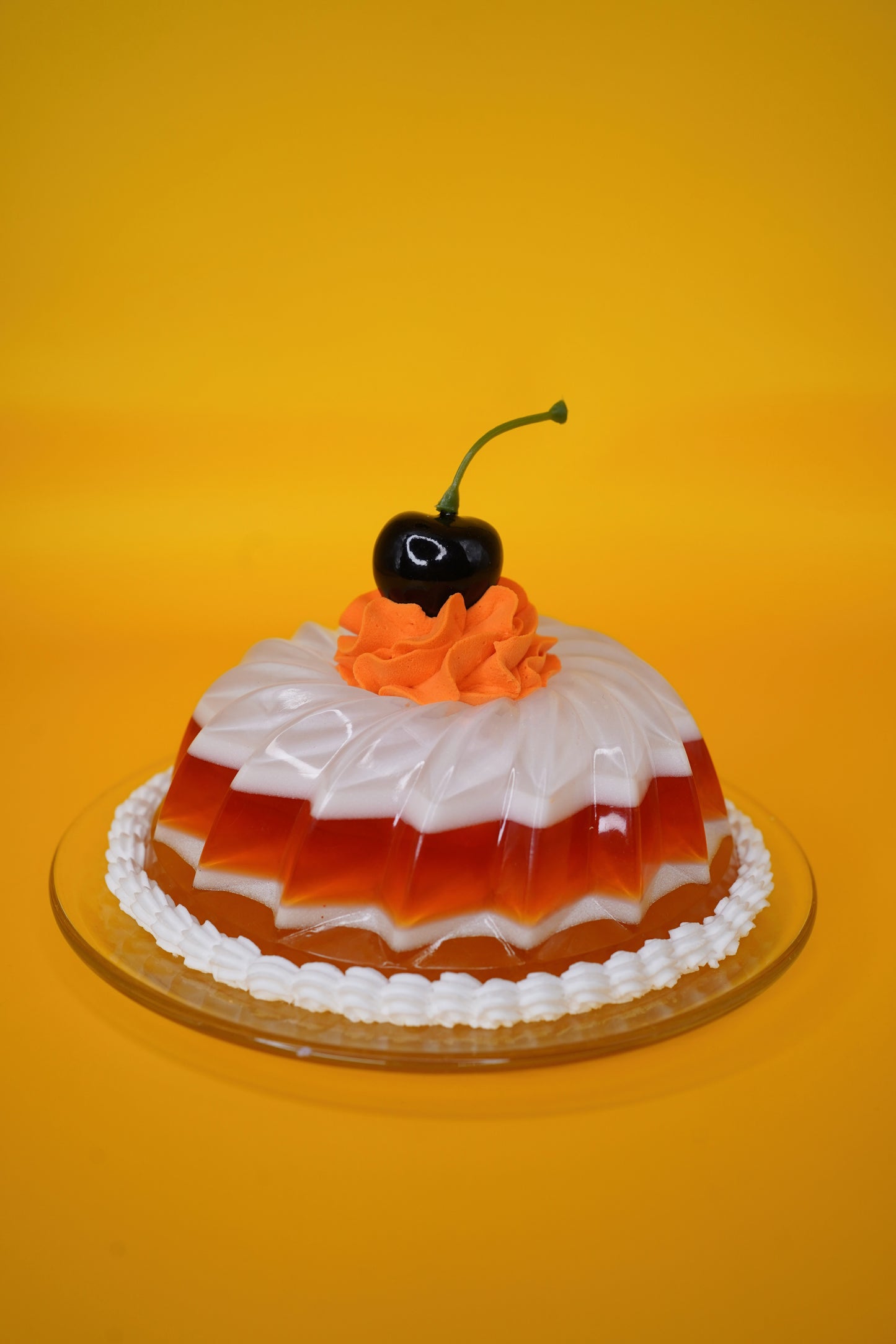 Medium Candy Corn Layered Resin Jello