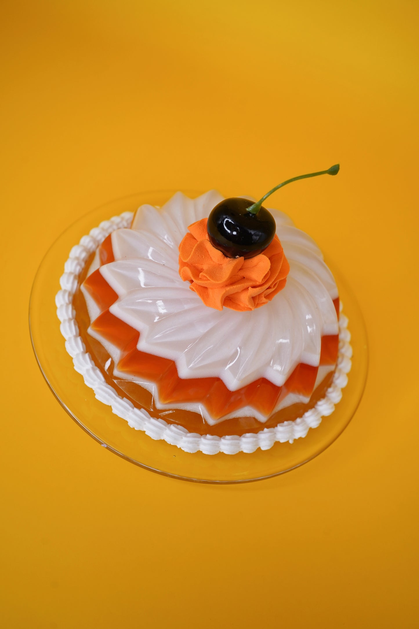 Medium Candy Corn Layered Resin Jello