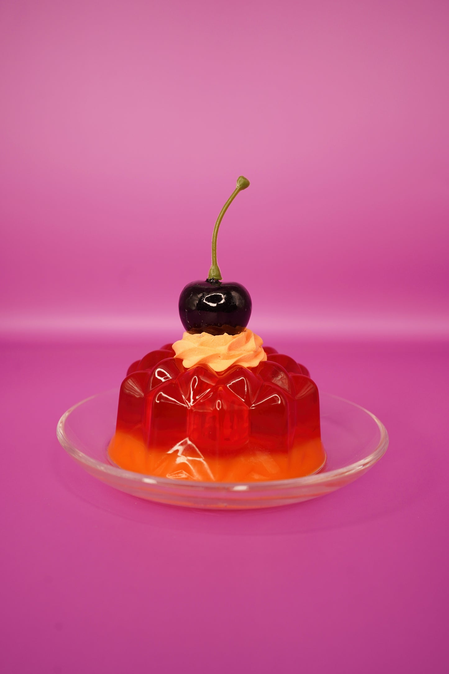 Orange Black Cherry Resin Jello