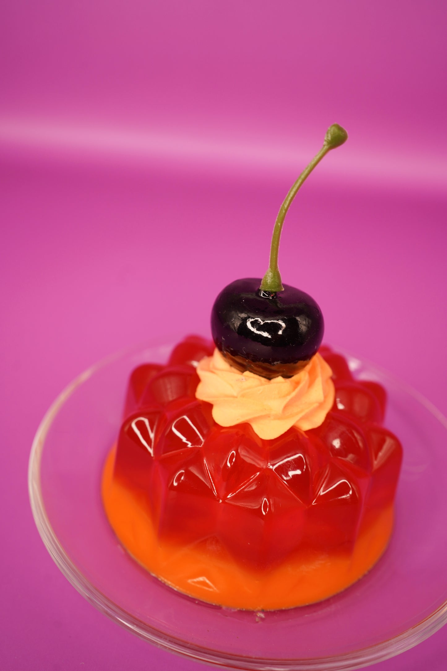 Orange Black Cherry Resin Jello