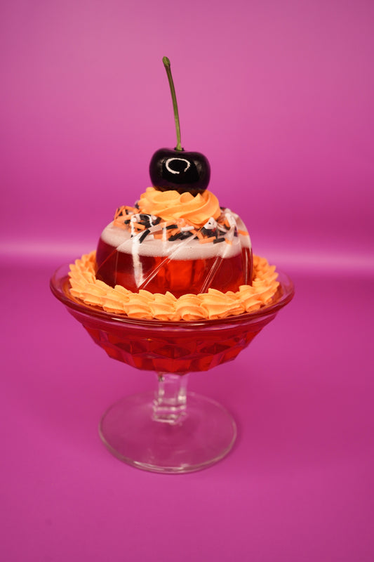 Classic Halloween Sprinkle Resin Jello in Glass