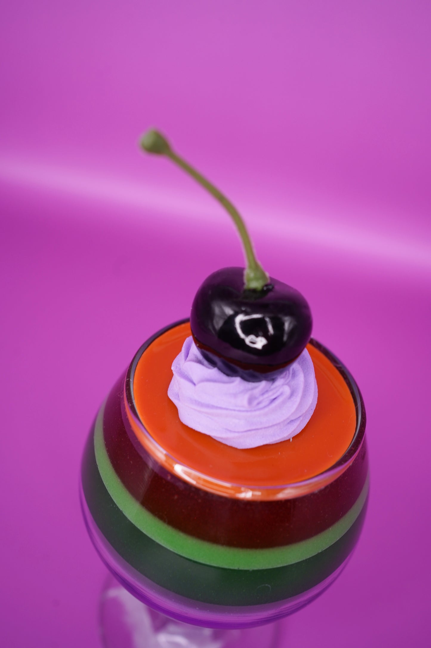 Halloween Layered Resin Jello in Glass