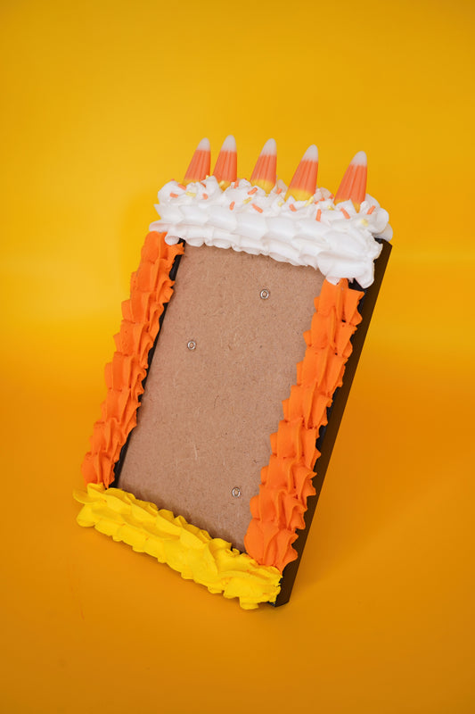 Candy Corn Fake Cake Frame