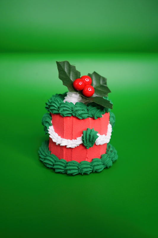 Mini Christmas Fake Cake 3