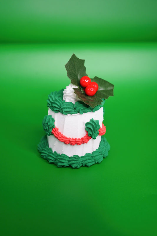 Mini Christmas Fake Cake 4