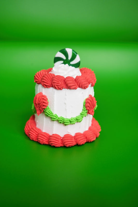 Mini Christmas Fake Cake 6