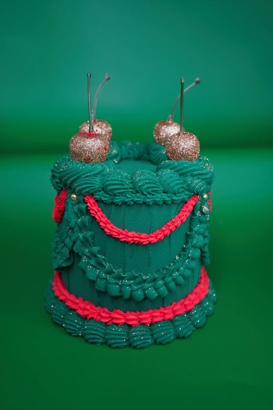 Glam Christmas Fake Cake