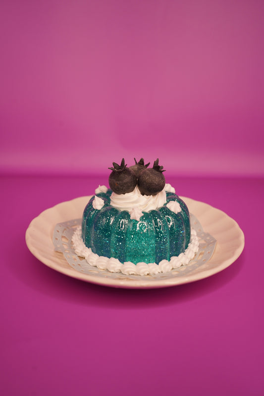 Glitter Blueberry Jello