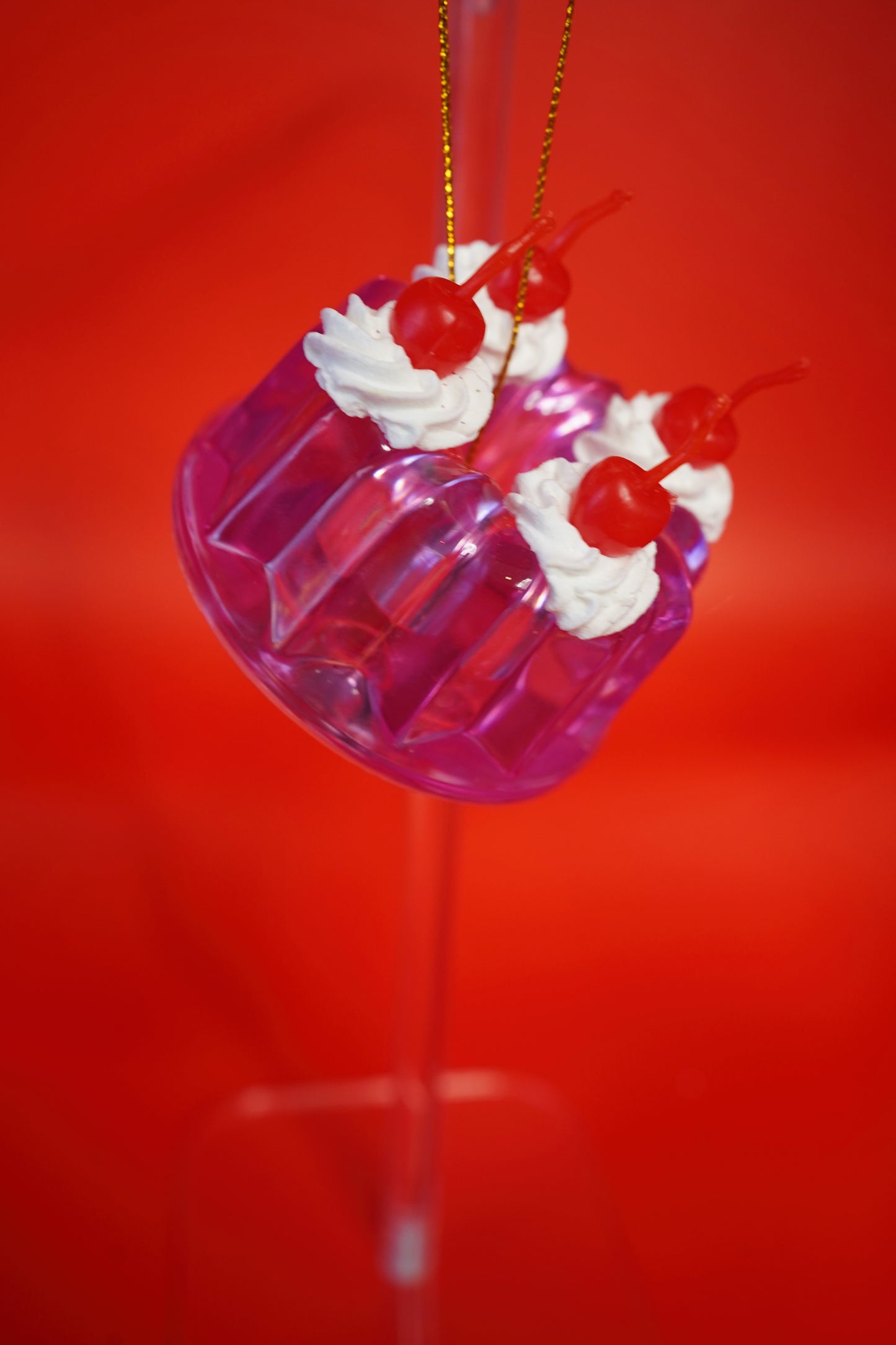 Pink Cherry Jello Ornament