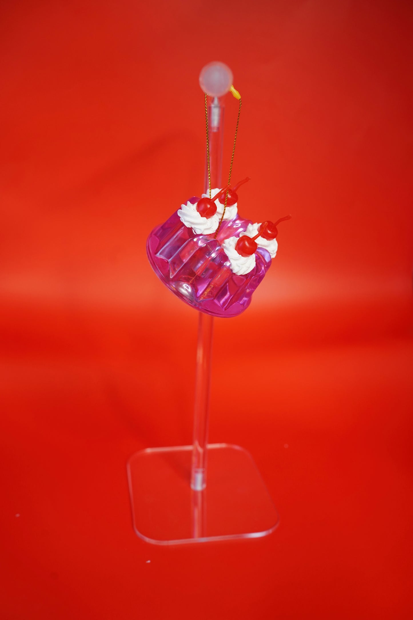 Pink Cherry Jello Ornament