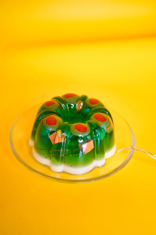 Olives, Peas, Carrots Small Jello Lamp