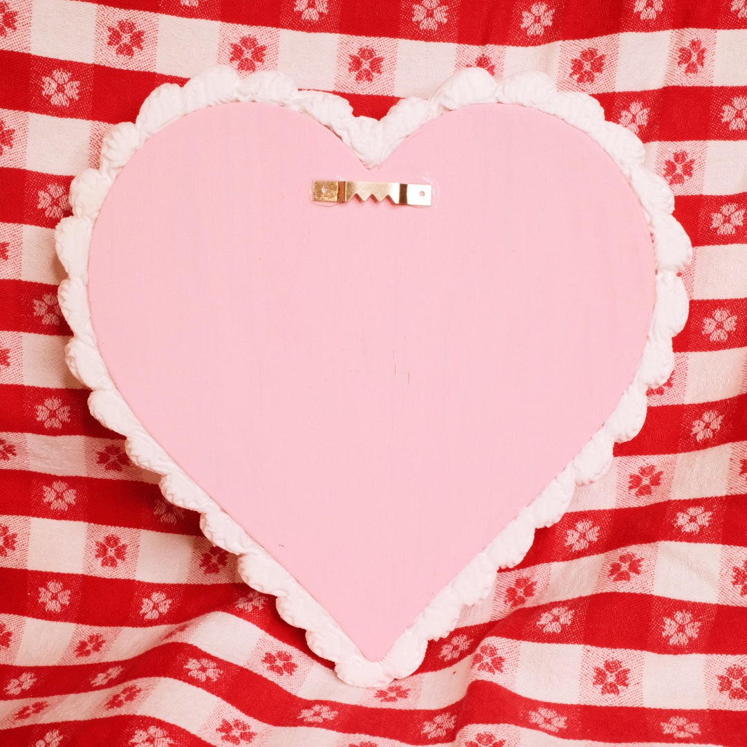 Pink Heart Cake Wall Hanging