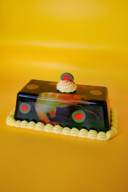 Rectangle Shrimp and Olive Light Up Jello