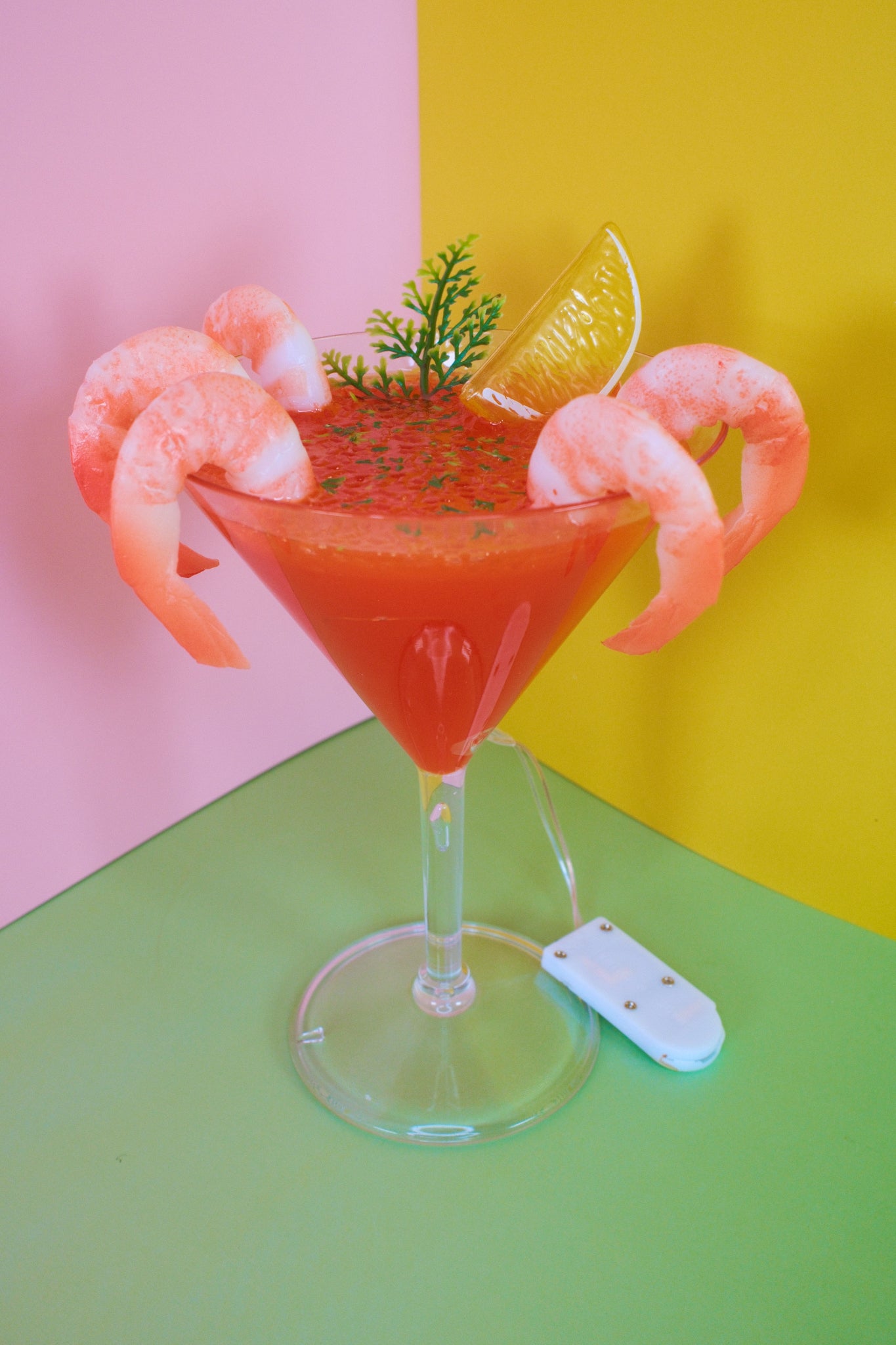 Shrimp Cocktail Lamp