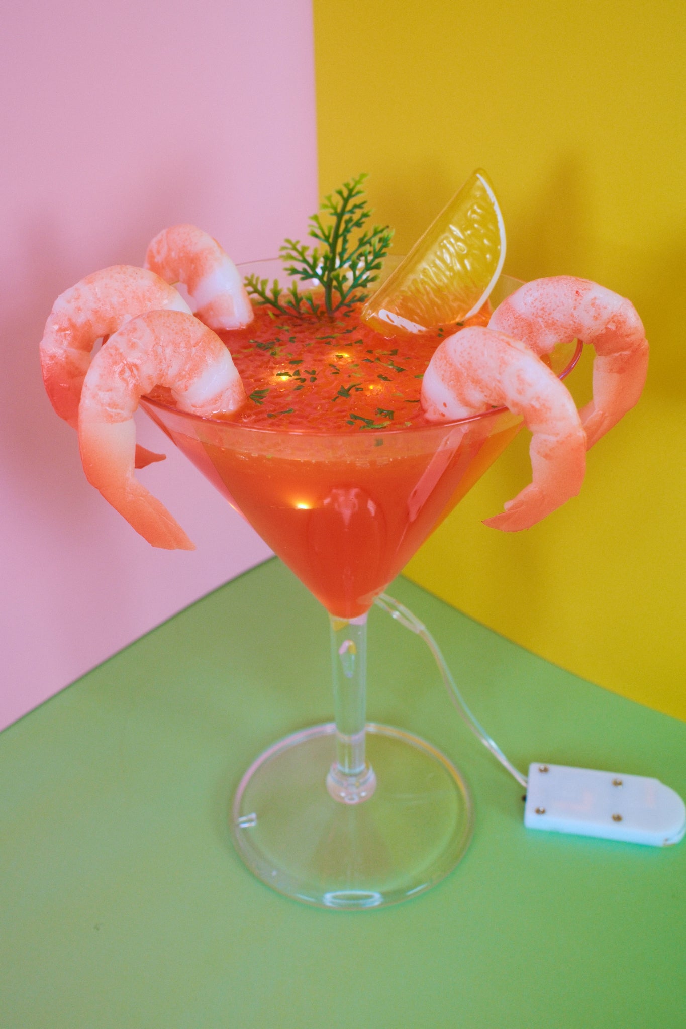 Shrimp Cocktail Lamp