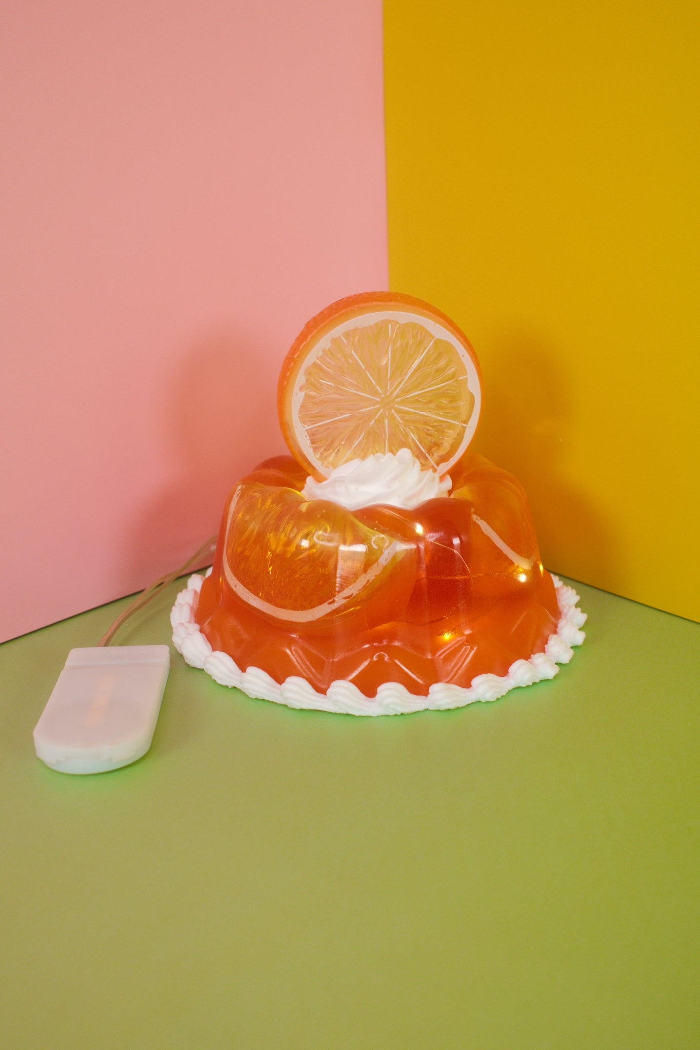 Small Orange Light Up Jello