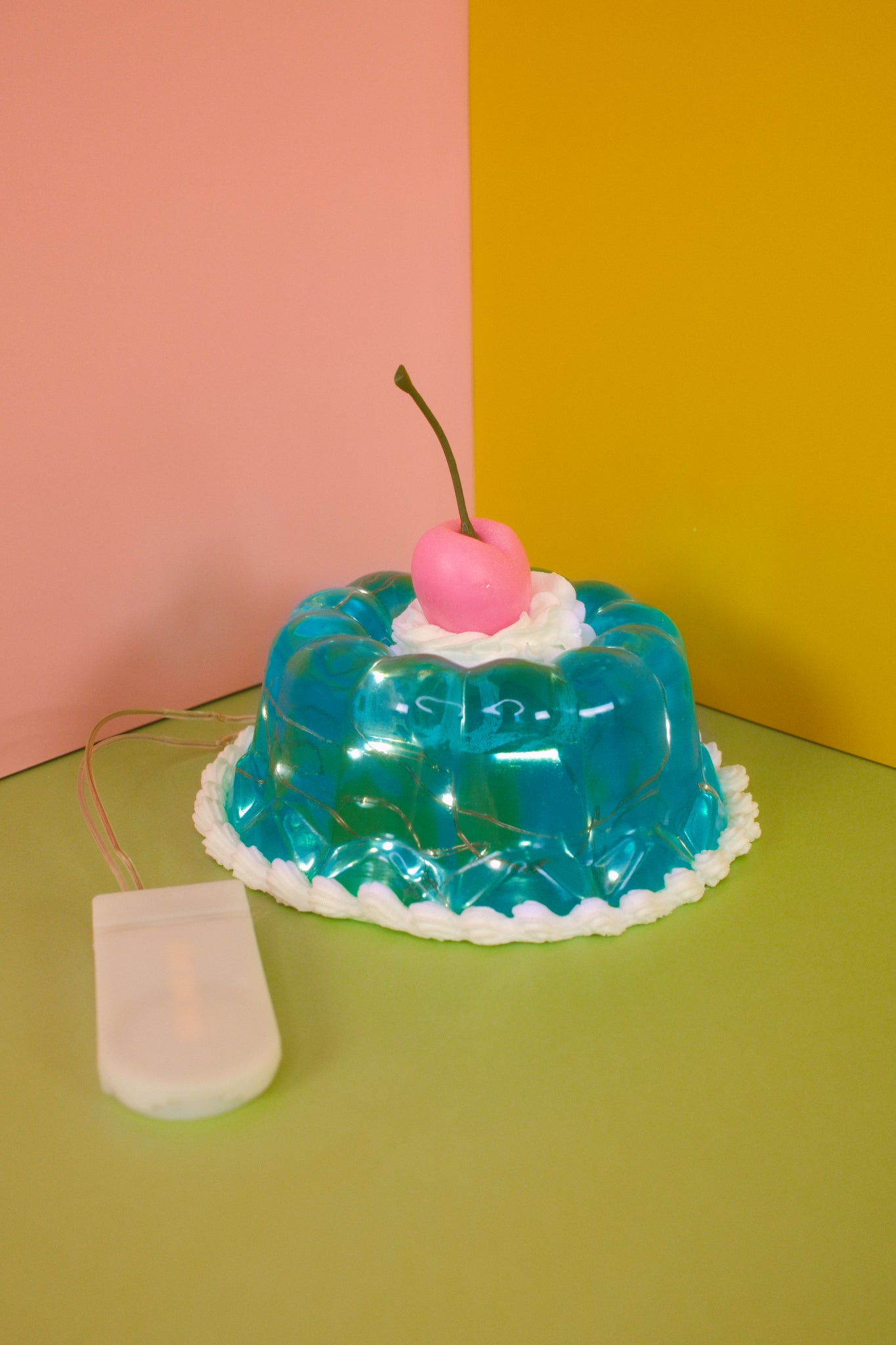 Small Blue Light Up Jello