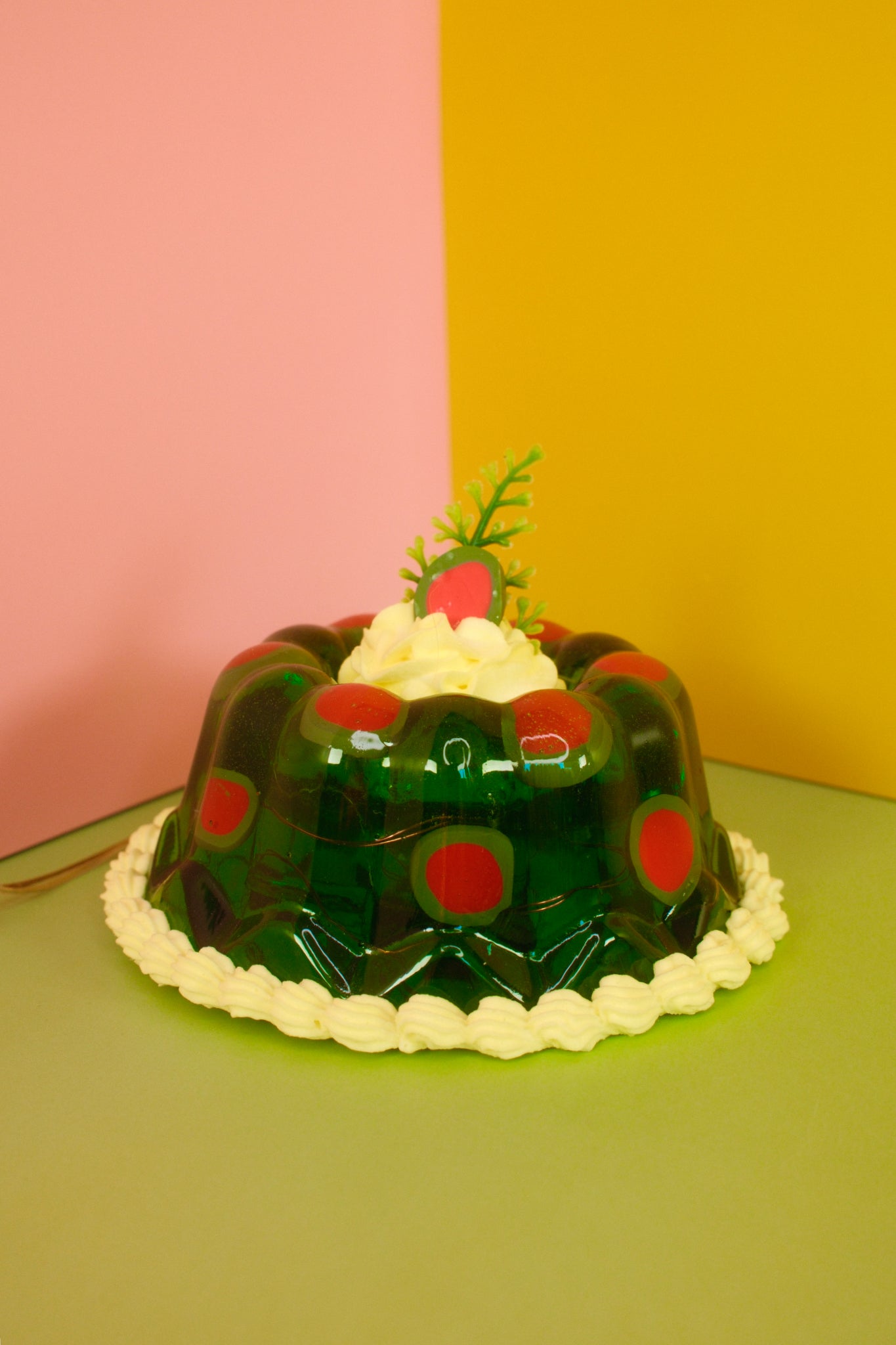 Small Olive Light Up Jello