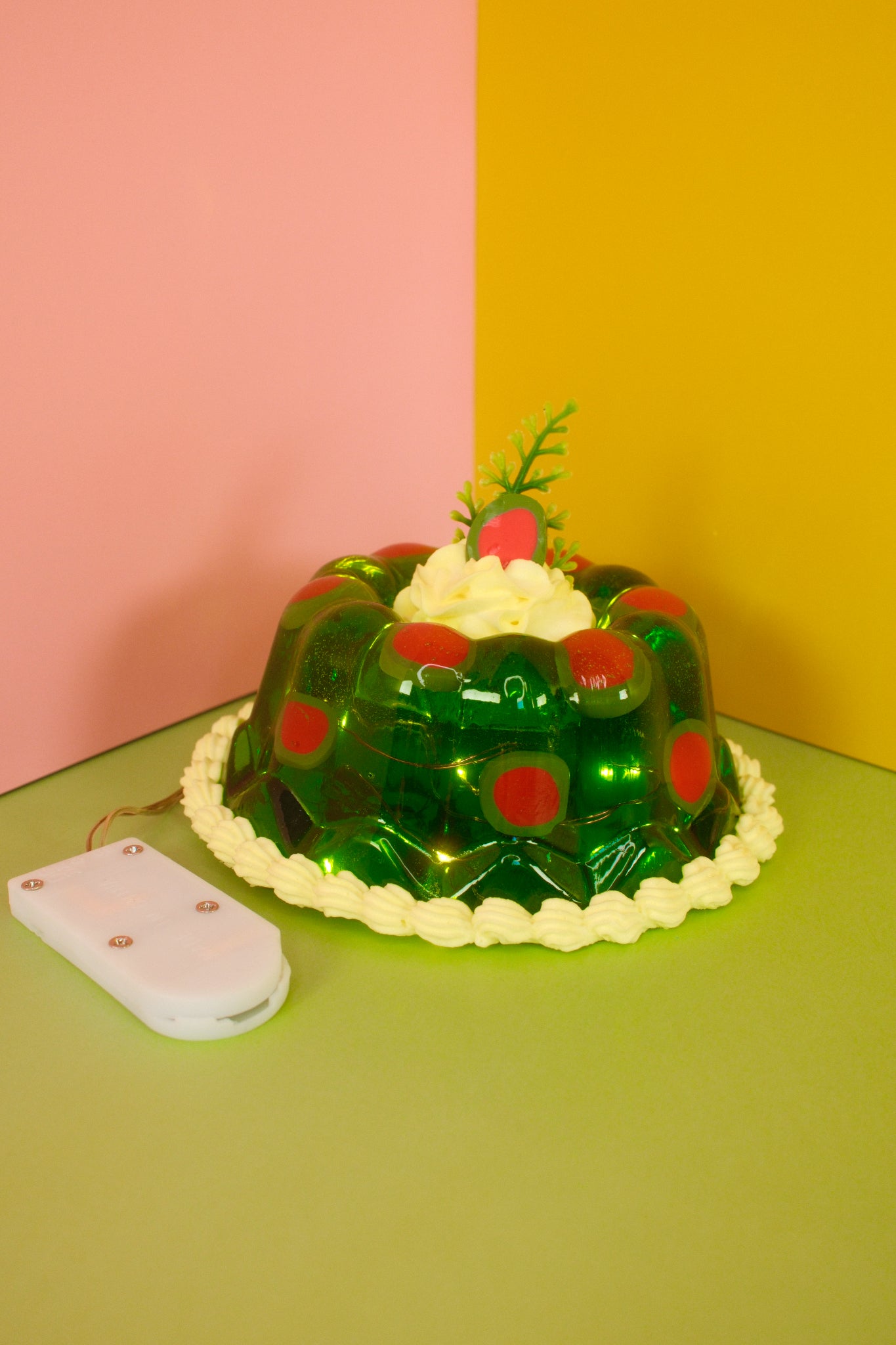 Small Olive Light Up Jello