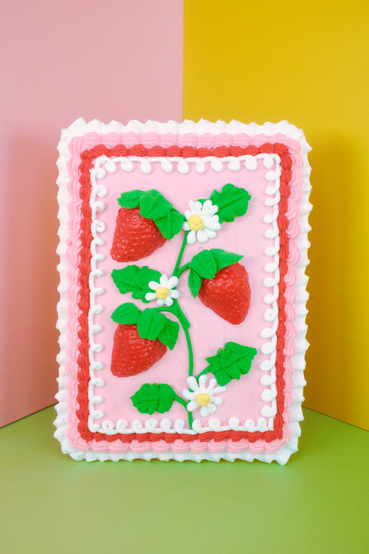 Strawberry Cake Wall Hanging