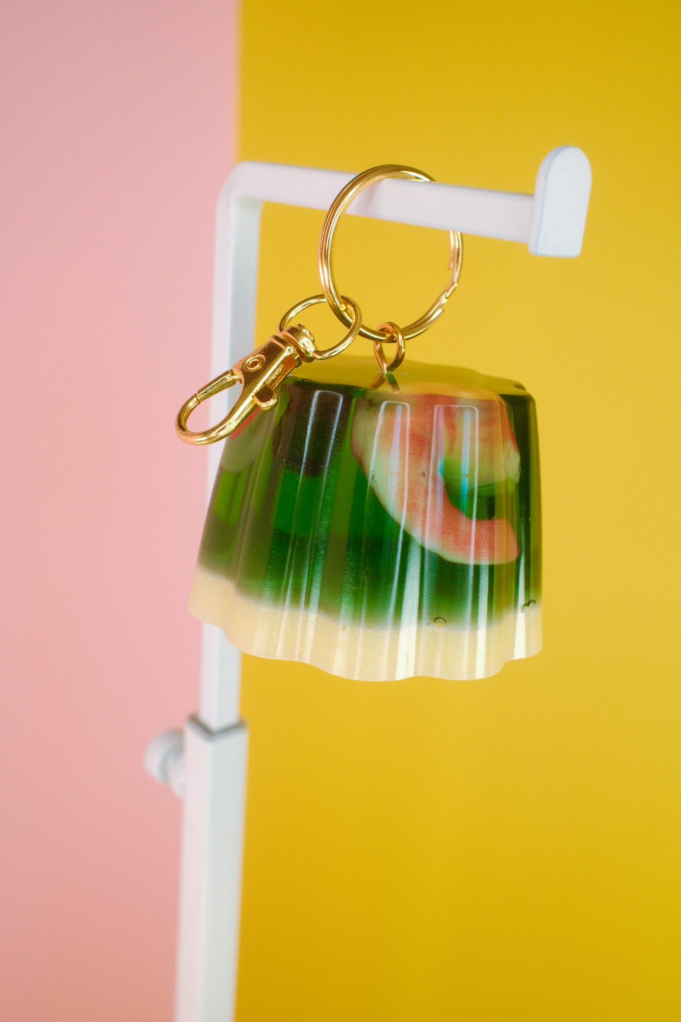 Shrimp and Olive Jello Bag Charm