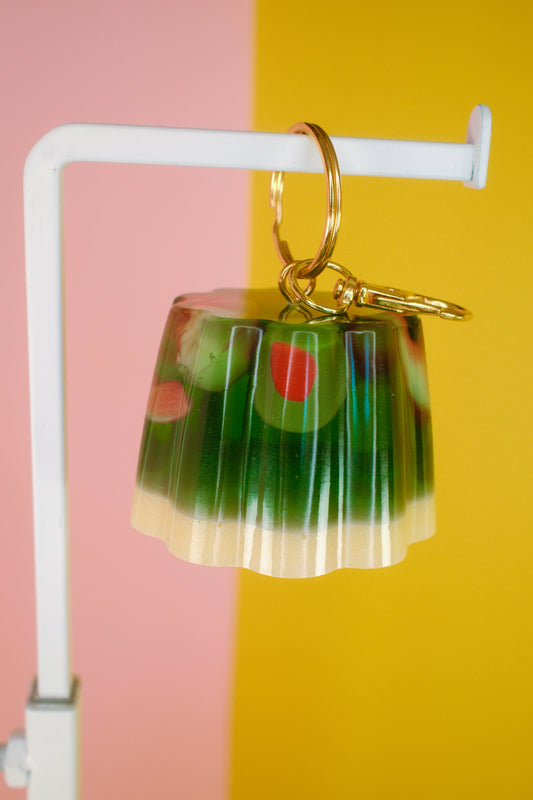 Shrimp and Olive Jello Bag Charm