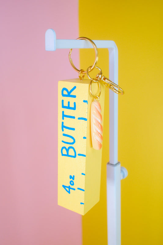 Stick of Butter Bag Charm