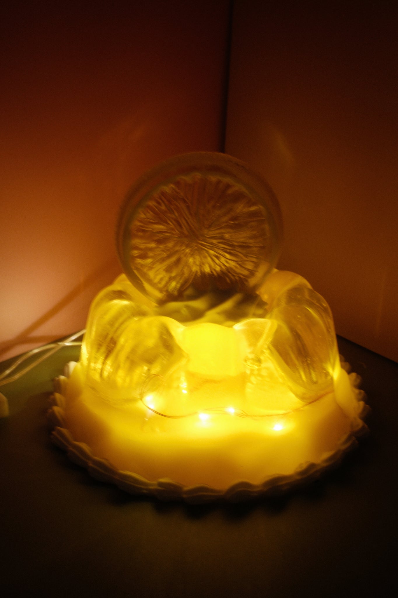 Small Lemon Light Up Jello