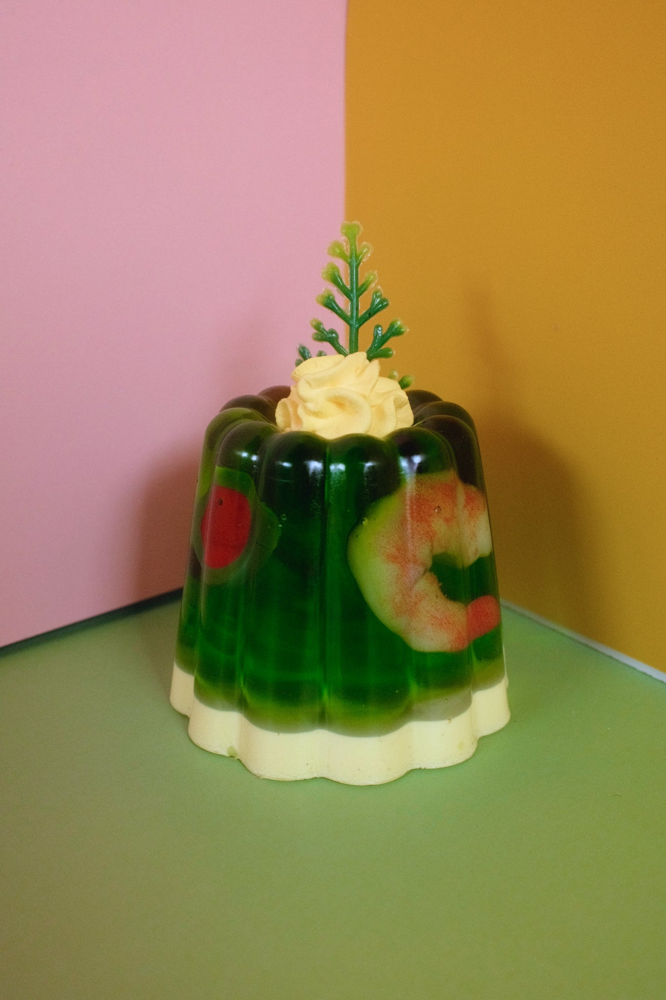 Mini Shrimp and Olive Jello