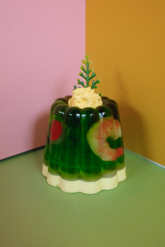 Mini Shrimp and Olive Jello