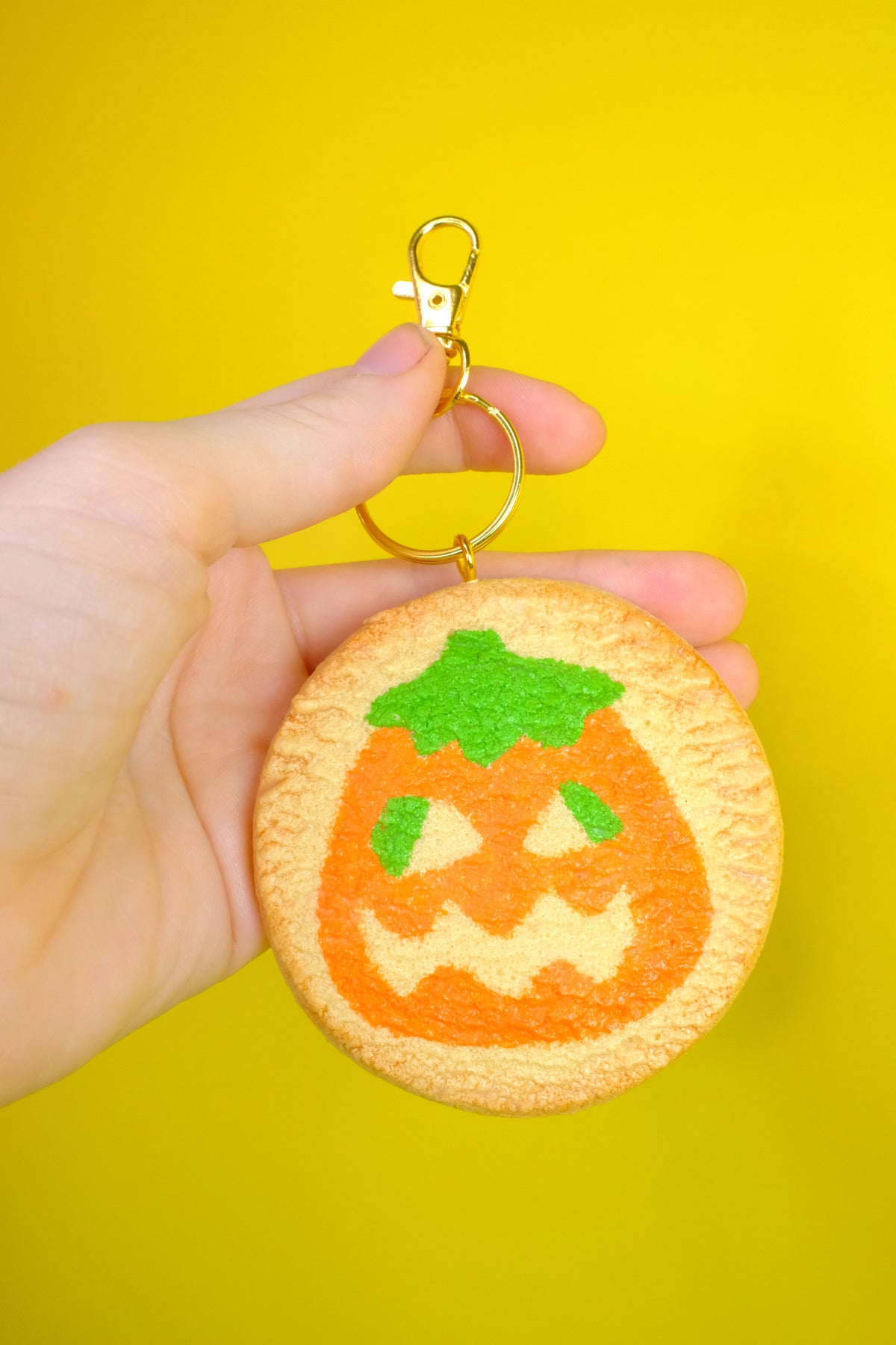 Jack-O-Lantern Cookie Bag Charm