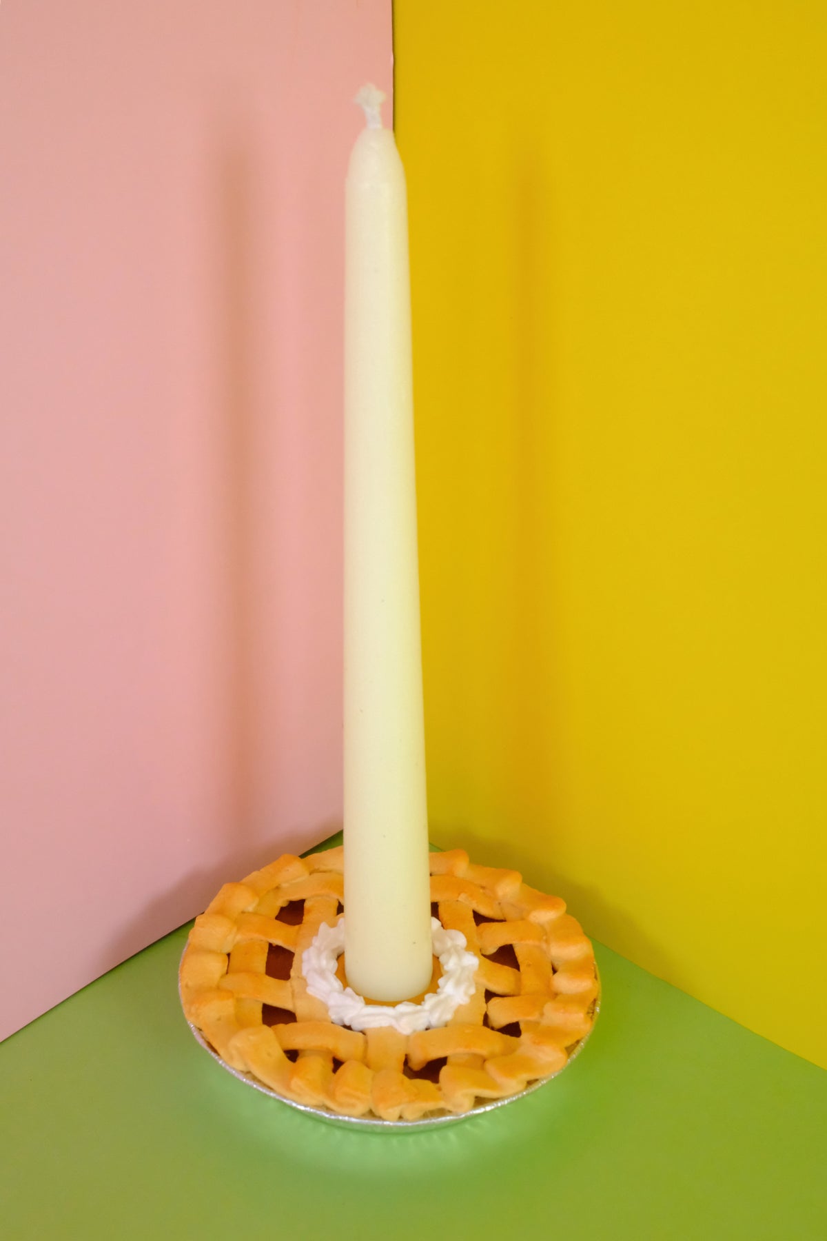 Cherry Pie Candlestick Holder
