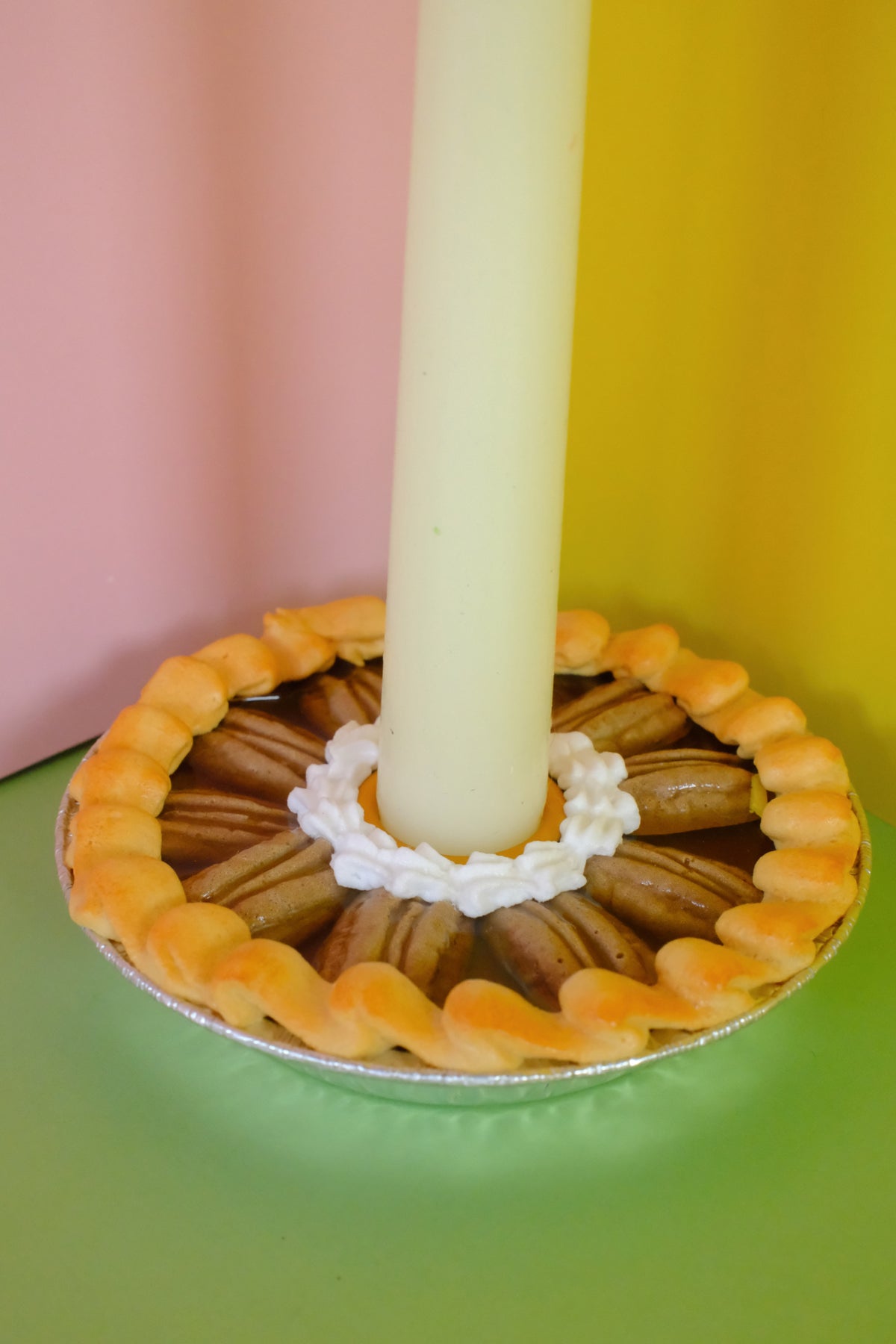 Pecan Pie Candlestick Holder