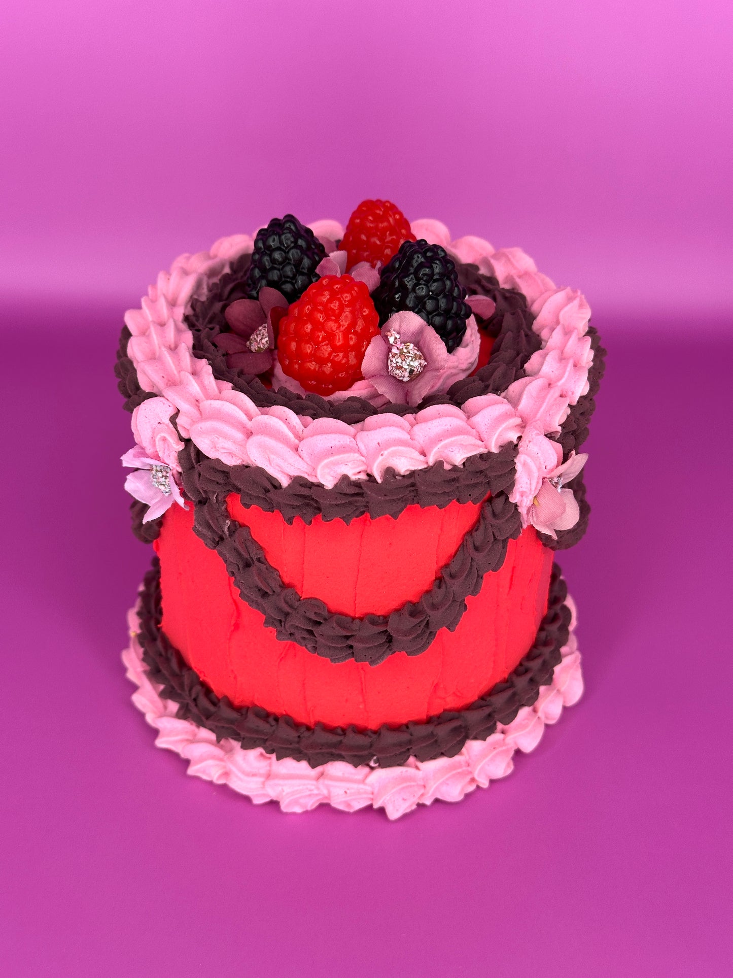 Roll for Cake! Red Cake with Berries