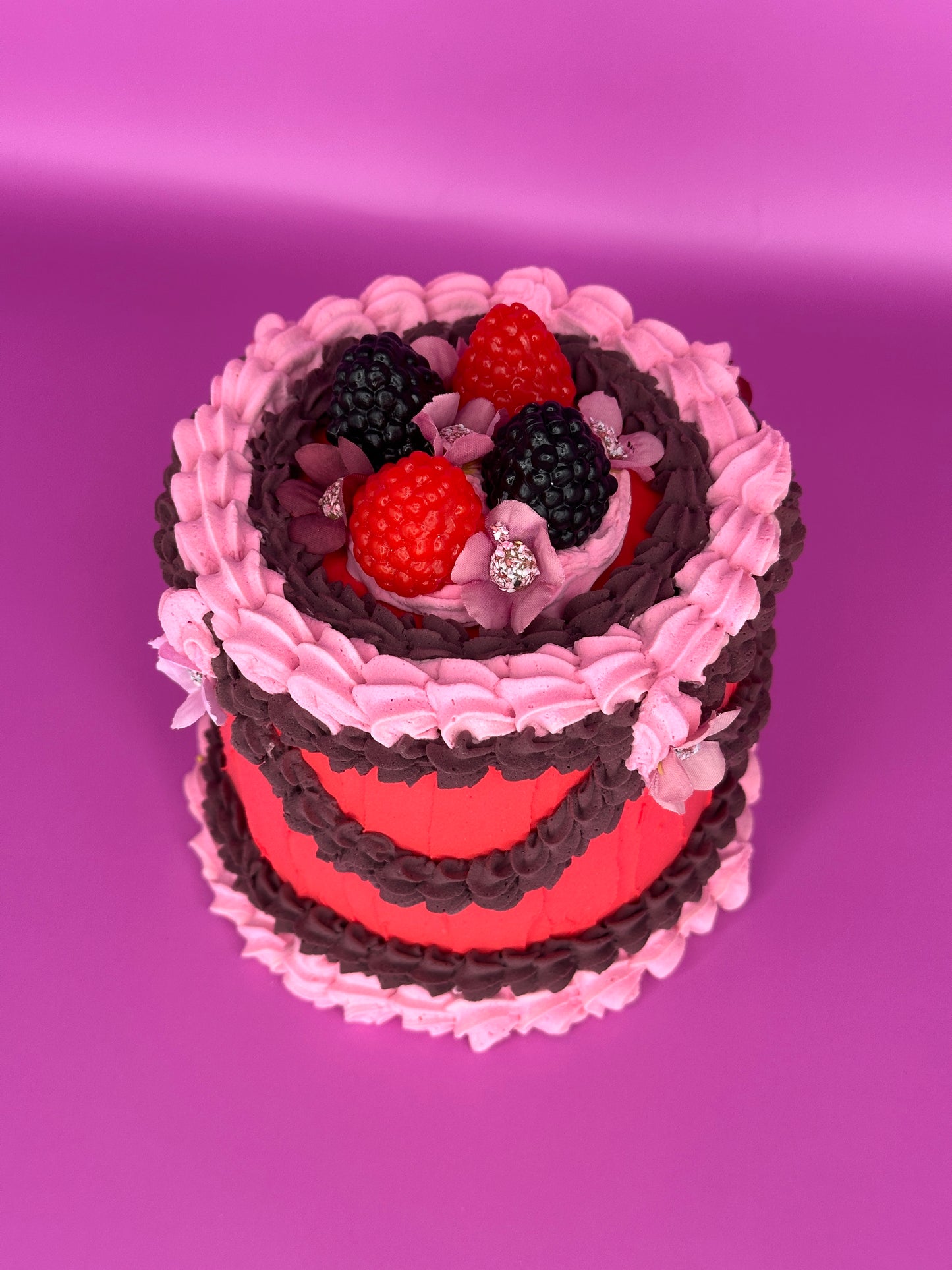Roll for Cake! Red Cake with Berries
